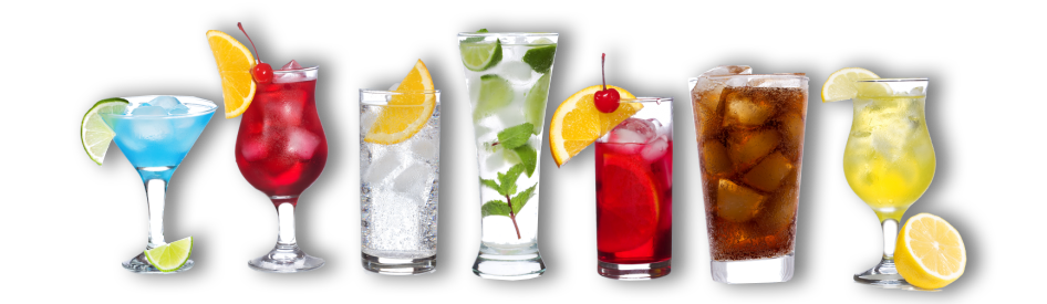 Row of Cocktails