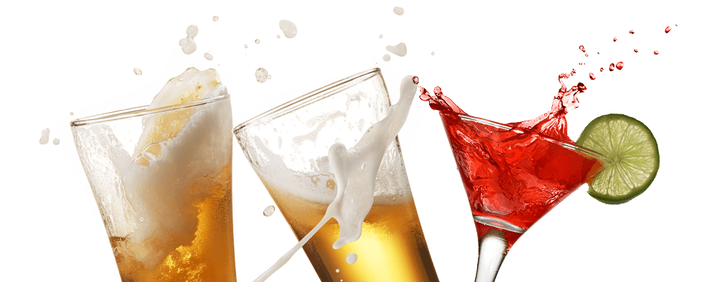 Happy Hour Glasses Toasting